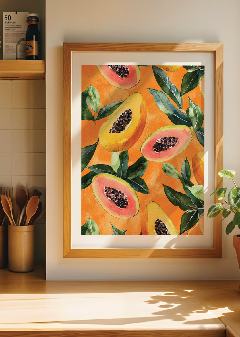 PAPAYA & HOJAS