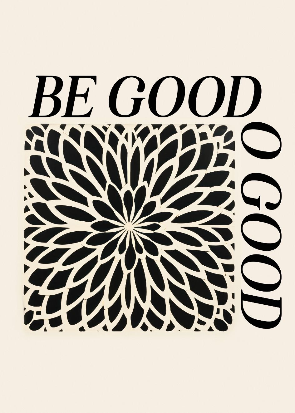 Cuadro-BE GOOD-Studio Malek