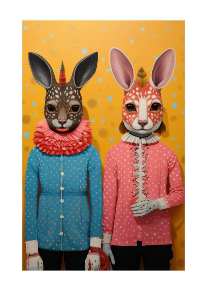 Cuadro-DRESSED RABBITS-Studio Malek