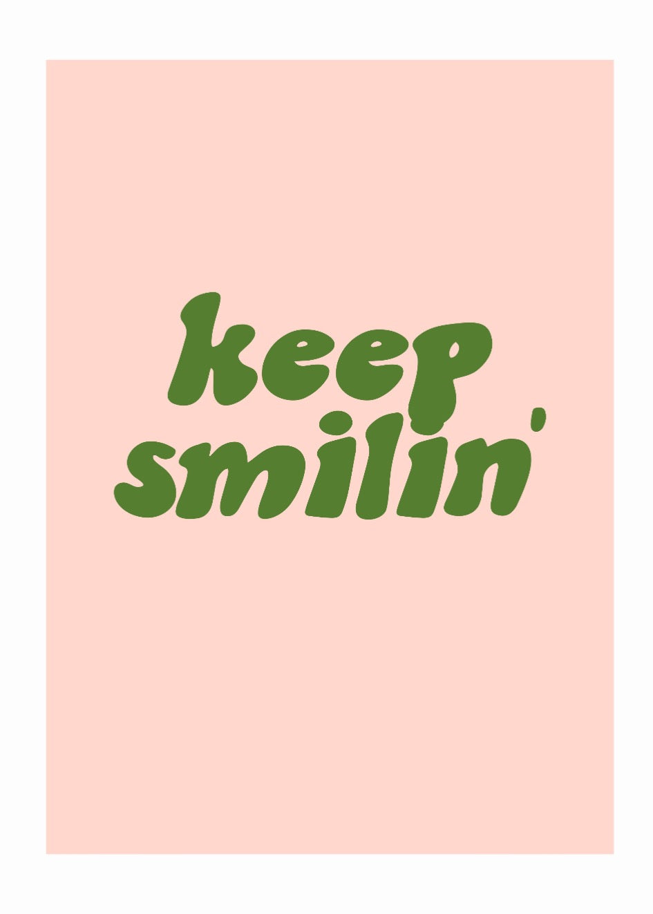 Cuadro-KEEP SMILIN-Studio Malek