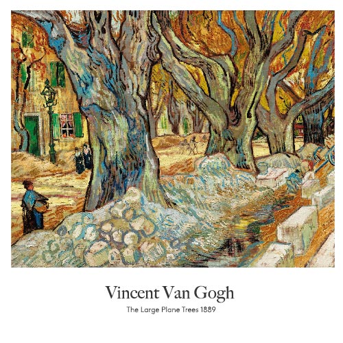 Cuadro-PLANE TREES VAN GOGH-Studio Malek