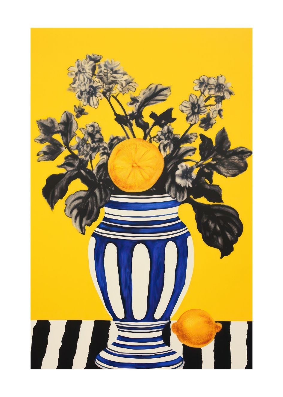 Cuadro-THE ORANGE VASE-Studio Malek