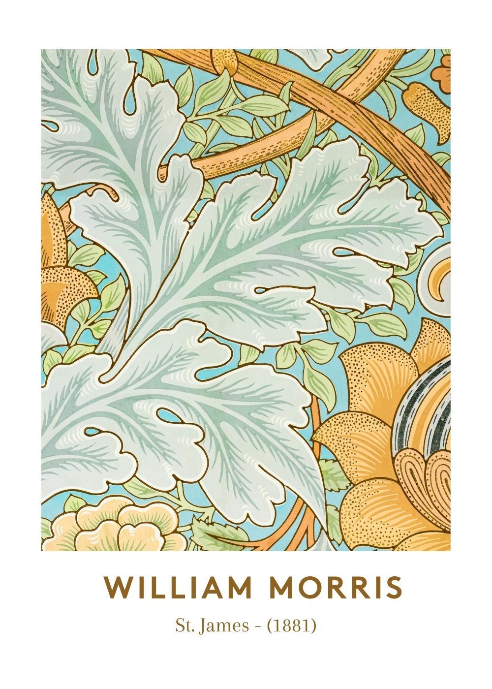 Cuadro-WILLIAM MORRIS- ST JAMES-Studio Malek